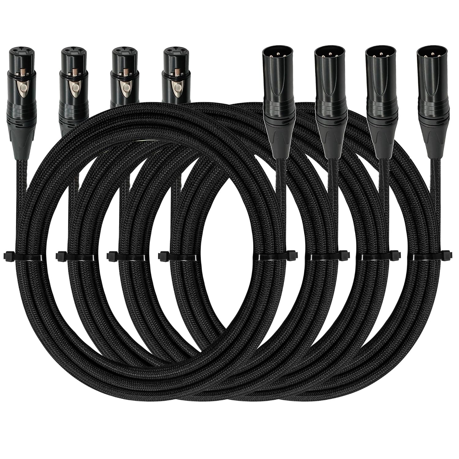 Premium 25ft XLR Cables for Superior Audio Quality and Durability