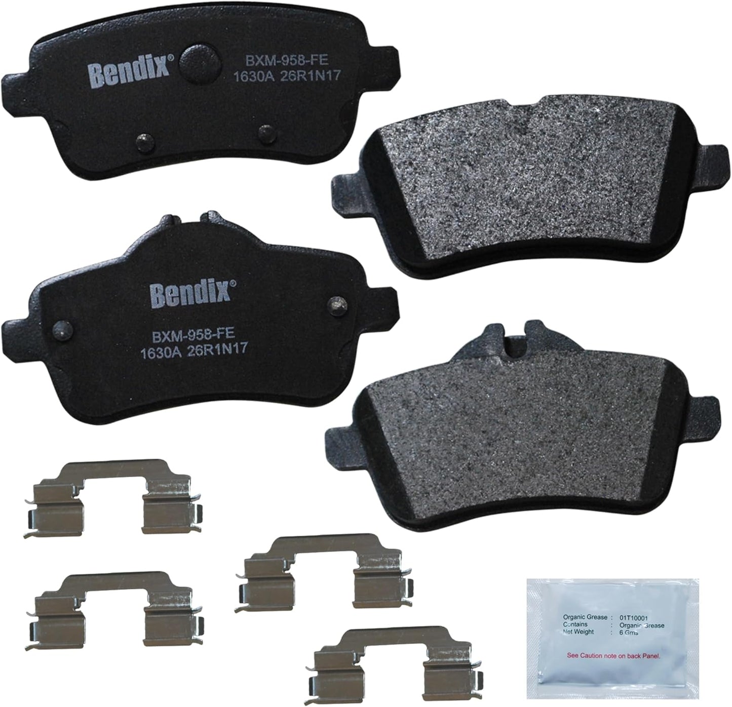 BENDIX Premium Copper-Free CFM1630A Brake Pads for Safety
