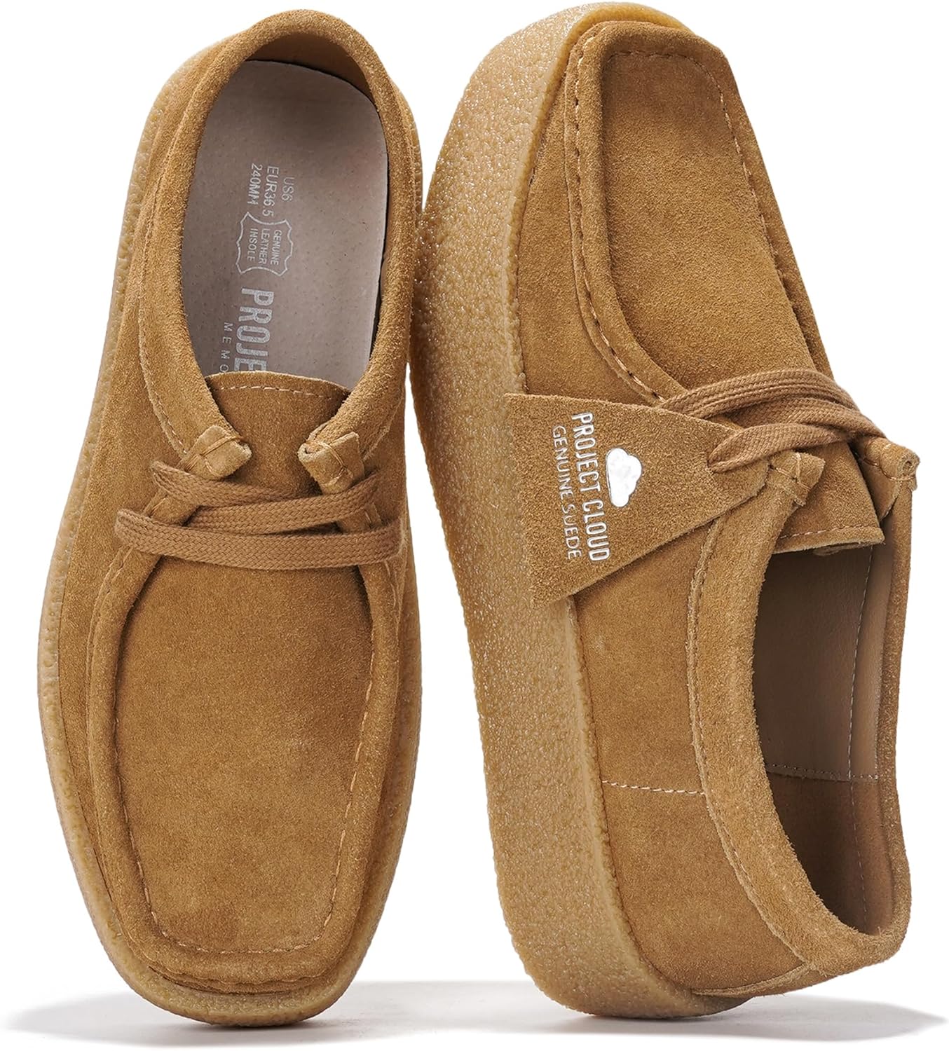 Project Cloud Genuine Leather Womens Shoes - Stylish Non-Slip Loafers