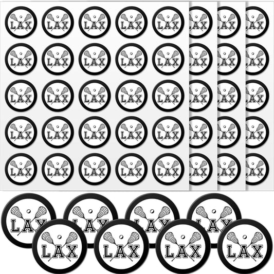 100 Lacrosse Stickers: Adhesive & Durable!