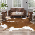 AROGAN 8x10 Faux Cowhide Area Rug - Soft Western Accent