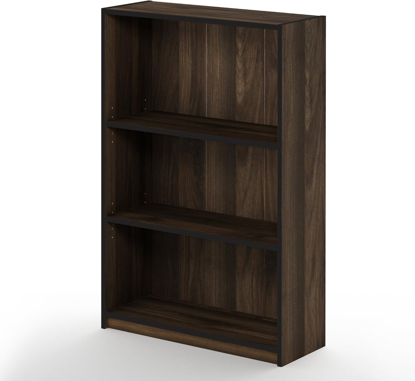 Furinno JAYA 3-Tier Bookshelf with Adjustable Shelves for Home