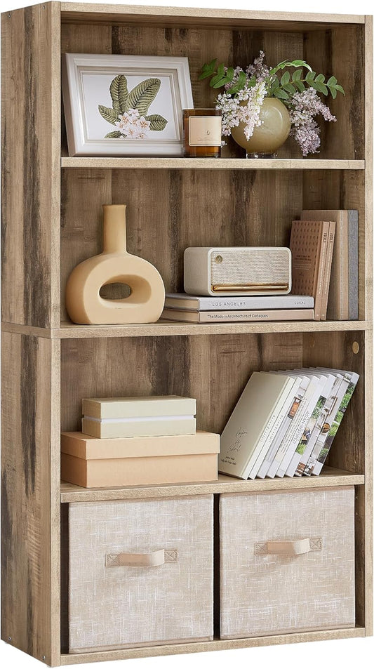 VASAGLE Custos Collection 4-Tier Bookcase for Home Office