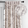 Maison d Hermine Toile Cotton Curtain Panel 50in x 84in - Light