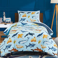Twin Comforter Set for Boys - Glow in the Dark Ocean Animals Twin