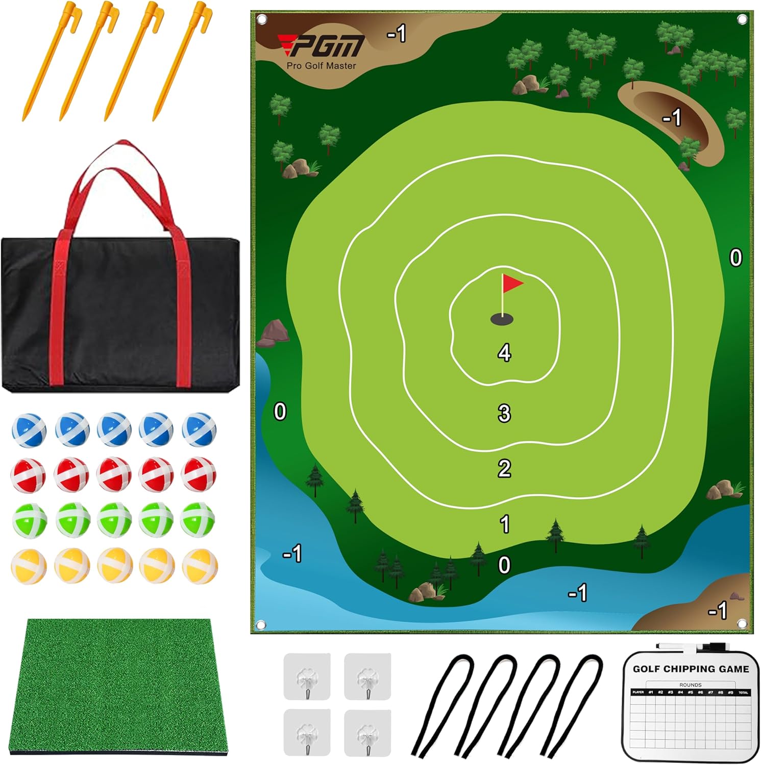 Golf Chipping Game Mat for Ultimate Precision