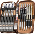Nicpro Art Mechanical Pencil Set 30PCS with Leather Case - Complete