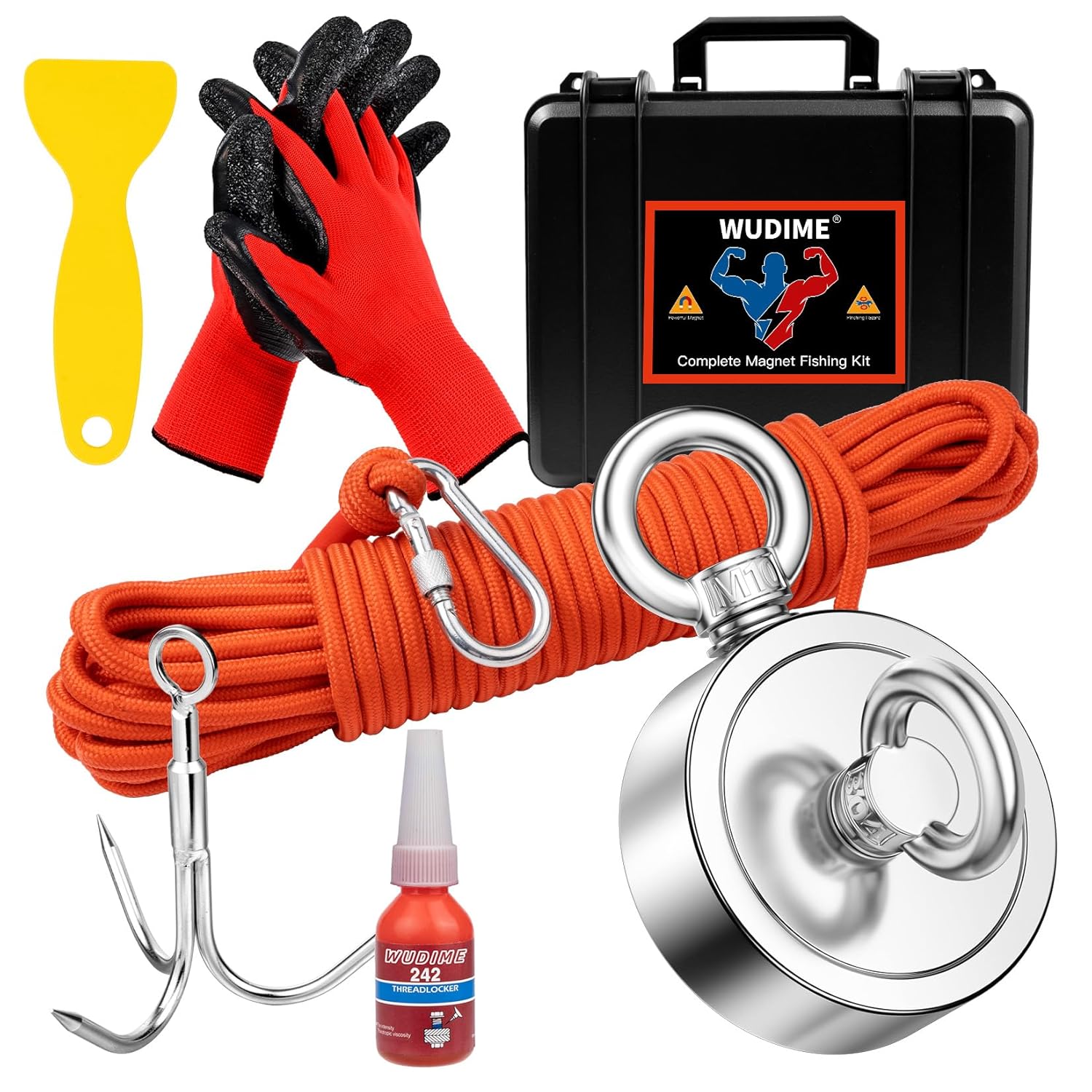 Strong Magnet Fishing Kit with 1000 Lbs Pulling Force for Adventure
