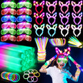 Glow in the Dark Party Supplies Bulk Pack - Long Lasting Favors