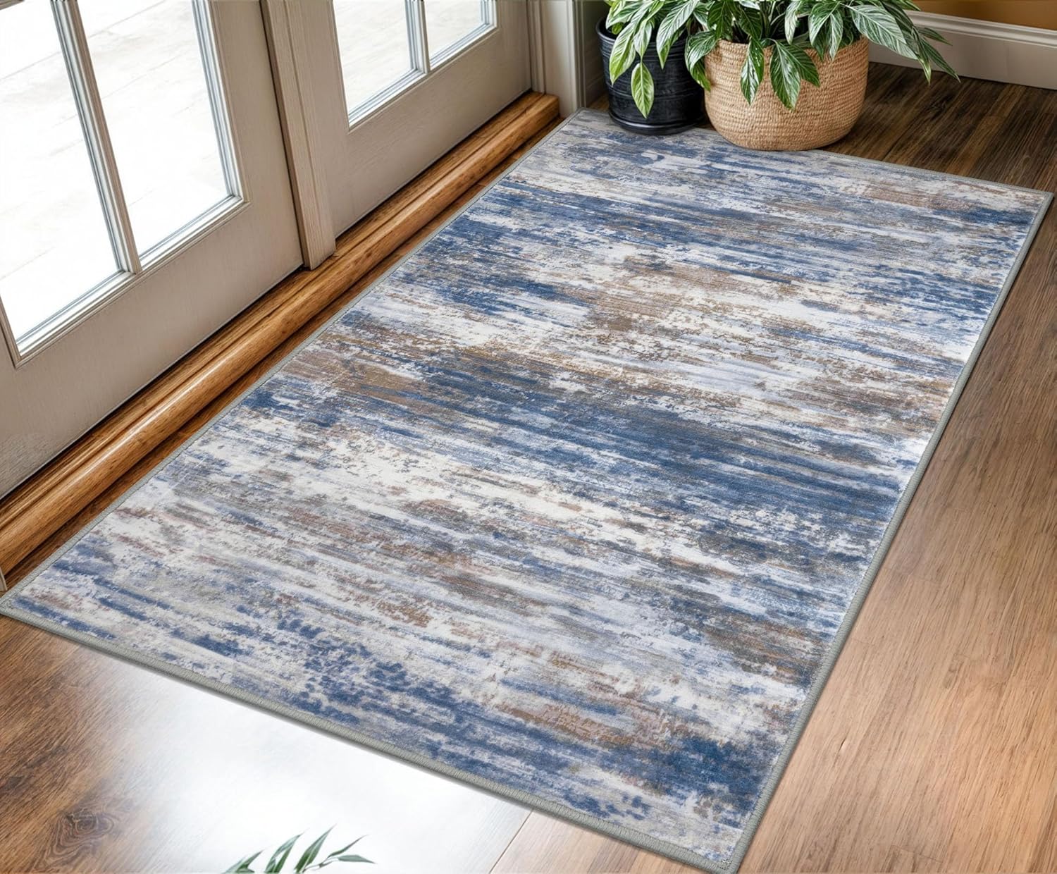 KOZYFLY Modern Abstract 3x5 Area Rug for Stylish Spaces