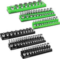 SWANLAKE Magnetic Socket Organizer Set - Secure 6-Piece Tray System