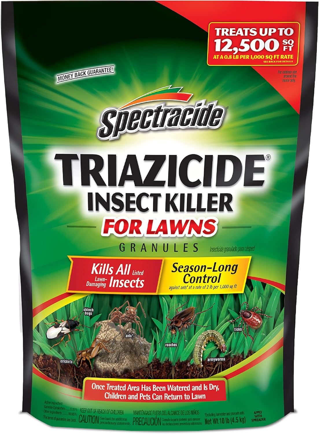 Spectracide Triazicide Insect Killer for Lawns Granules, 10 lb