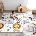 79 x 71 Foldable Large Play Mat for Babies - Thick Waterproof Comfort