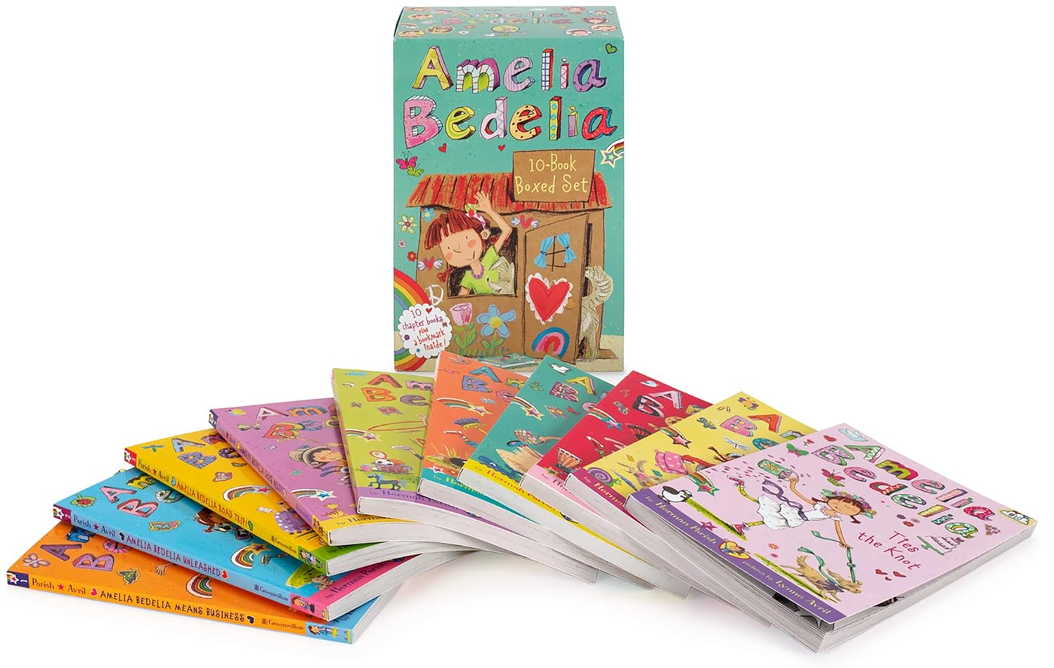 Amelia Bedelia Chapter Book 10-Book Box Set for Young Readers