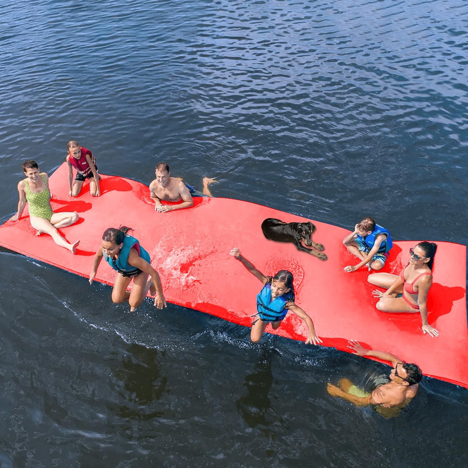 Floating Mat for Lake - 9/12/18 FT Tear-Resistant Water Mat