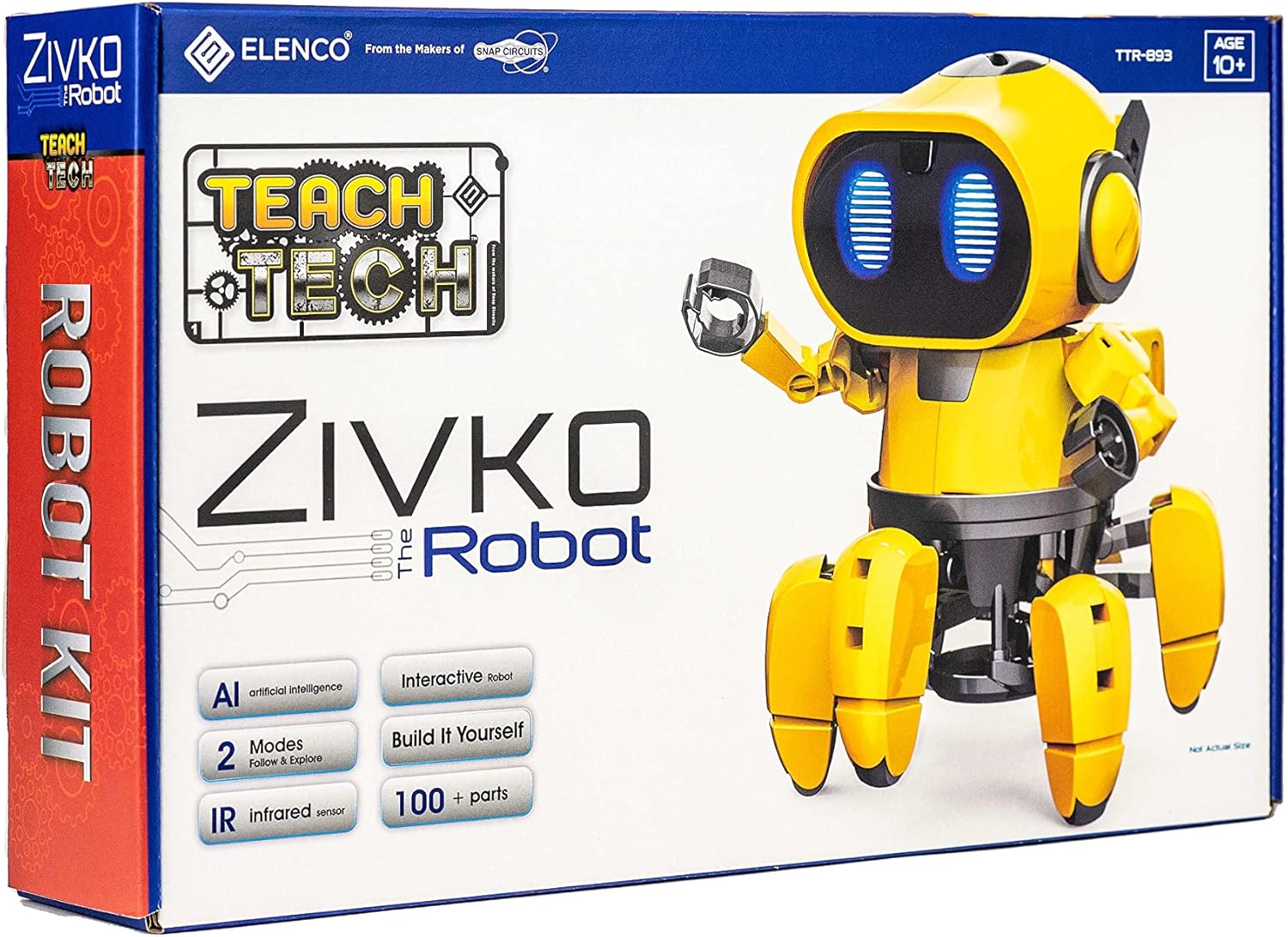 Interactive STEM Robot for Kids 10+ with A/I & Infrared Sensor by Elenco