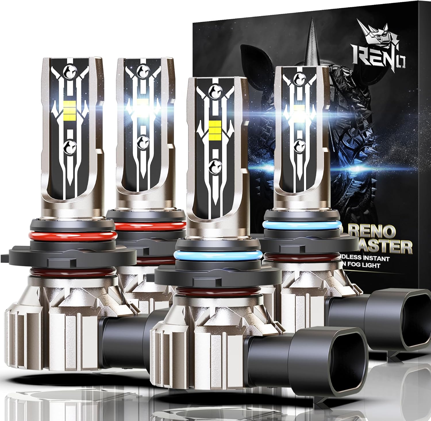 RENO 9005 9006 Bulb Combo for Clear Visibility and Safety
