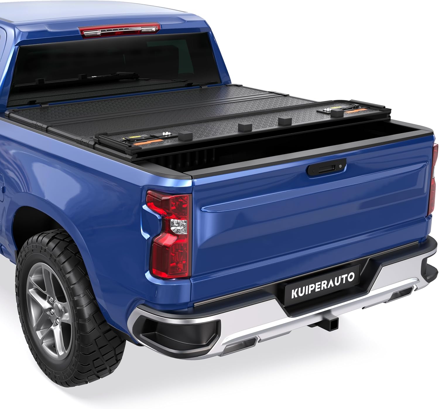 5.8FT Quad Hard Truck Bed Tonneau Cover for Silverado/Sierra