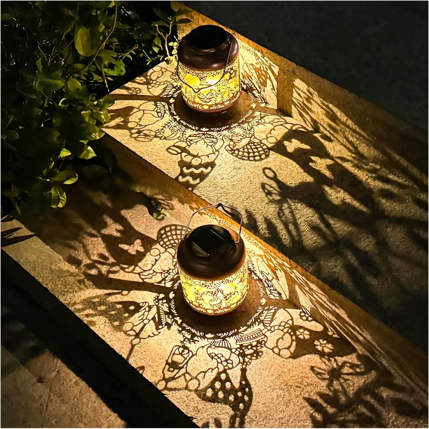Gnomes Solar Lanterns Outdoor Waterproof for Garden Decor