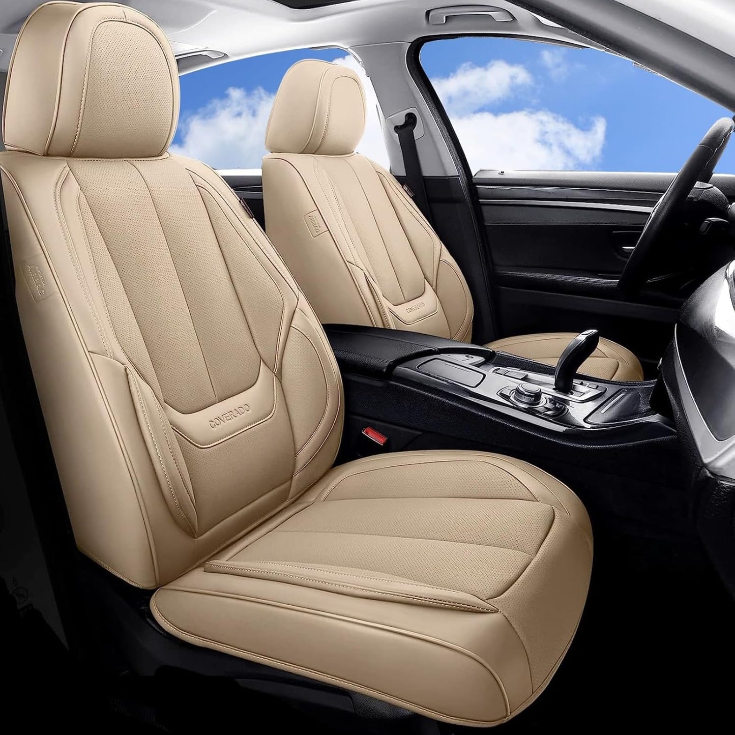 Coverado Car Seat Covers - Luxury Nappa Leather Protection