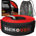 Rhino USA Recovery Tow Strap 3in x 20ft - Heavy Duty Tow Strap