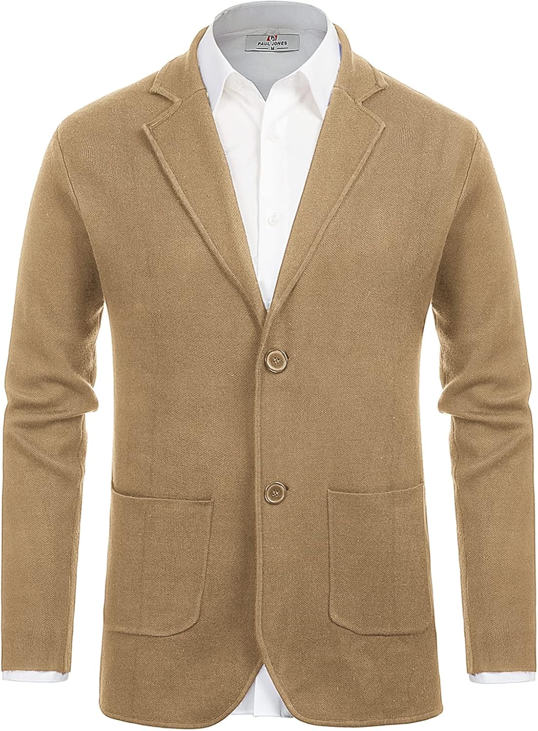 PJ PAUL JONES Men's Cardigan Sweater Blazer for Stylish Comfort