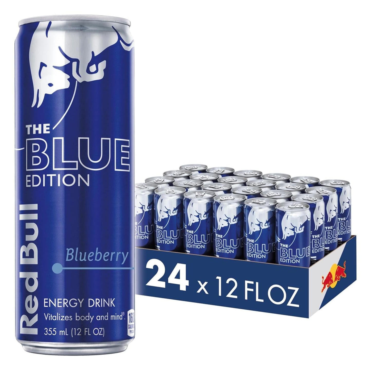Red Bull Blue Edition Blueberry Energy Drink, 24 Cans Pack