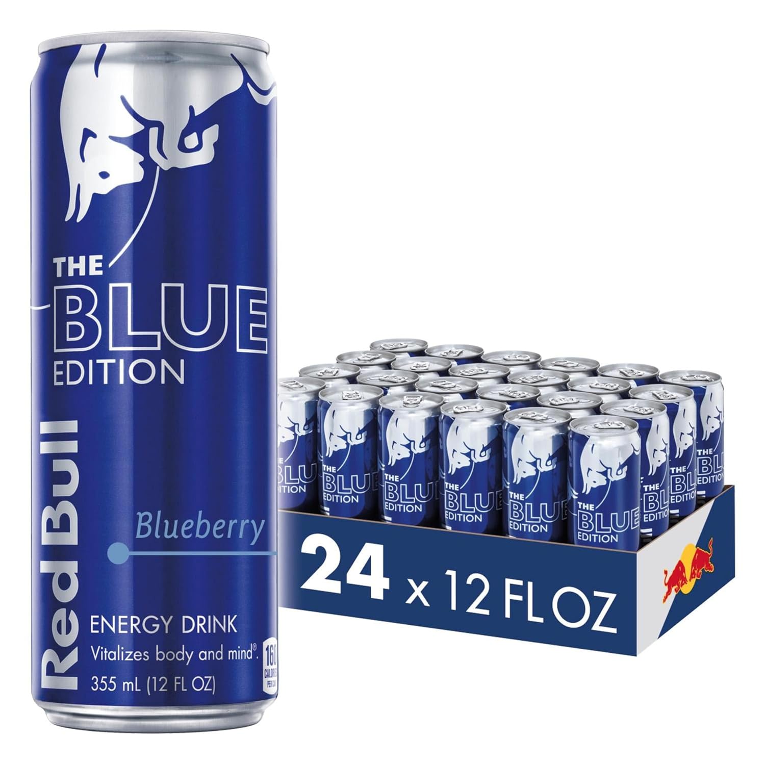 Red Bull Blue Edition Blueberry Energy Drink, 24 Cans Pack