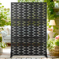 72in H47in Metal Privacy Screen Outdoor Privacy Panels - Stylish