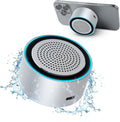 MagBeat Bluetooth Speaker with Magnetic Wireless Charger - Titanium