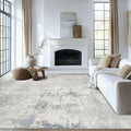 Washable Rugs 8x10 Area Rugs for Living Room - Soft Low Pile Accent
