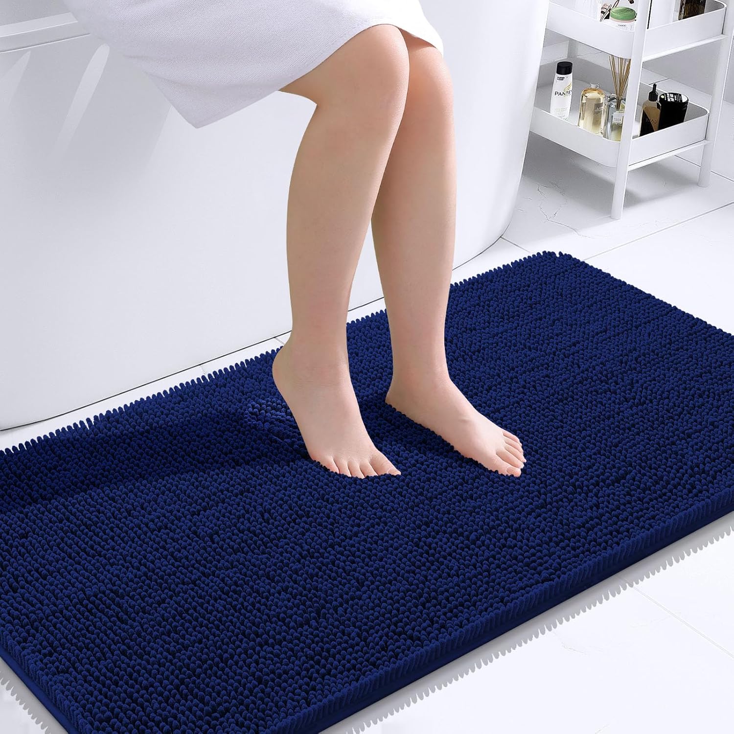 OLANLY Extra Soft Chenille Bath Rugs for Ultimate Comfort