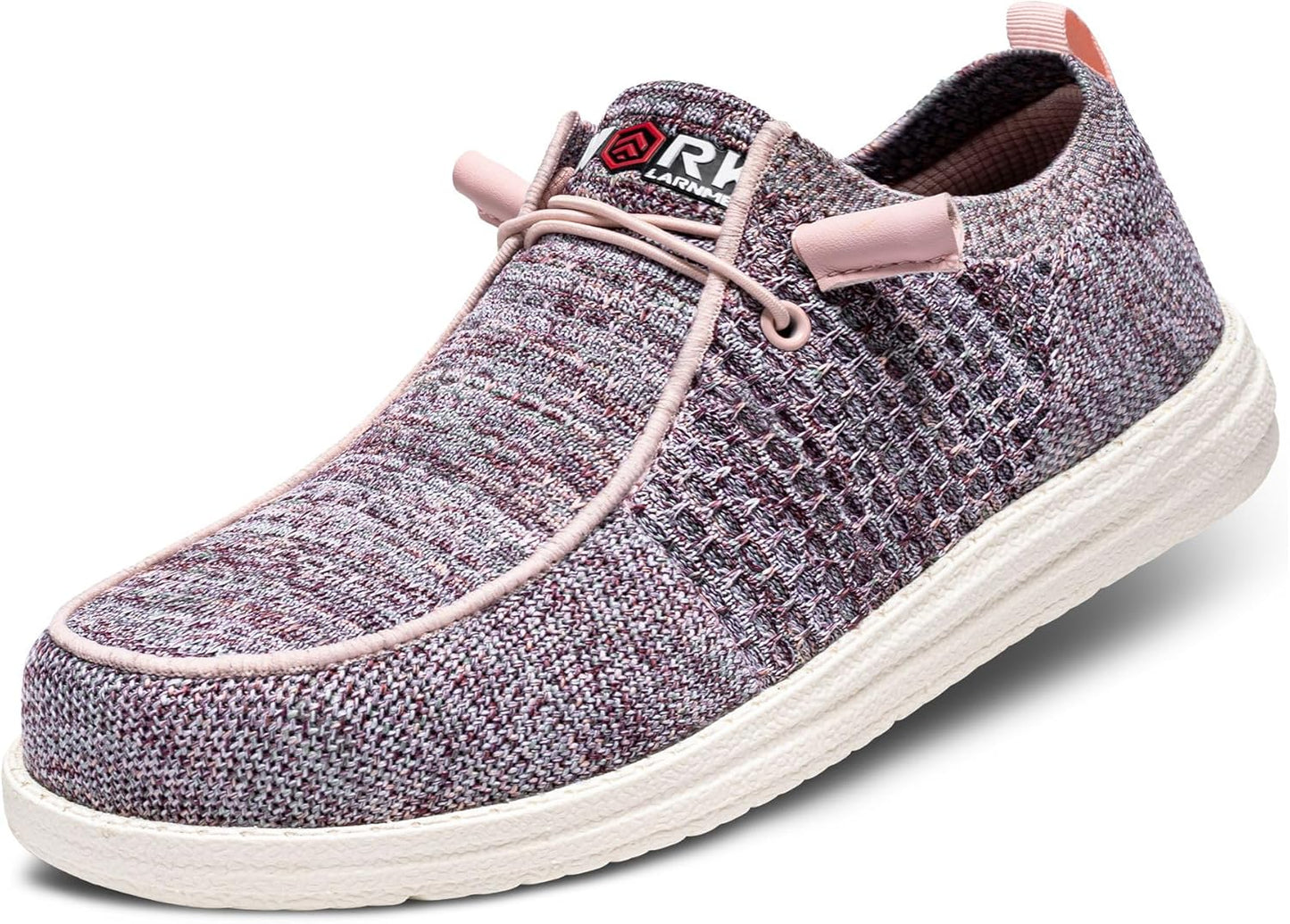 LARNMERN Steel Toe Loafers for Women - Lightweight Safety Shoes
