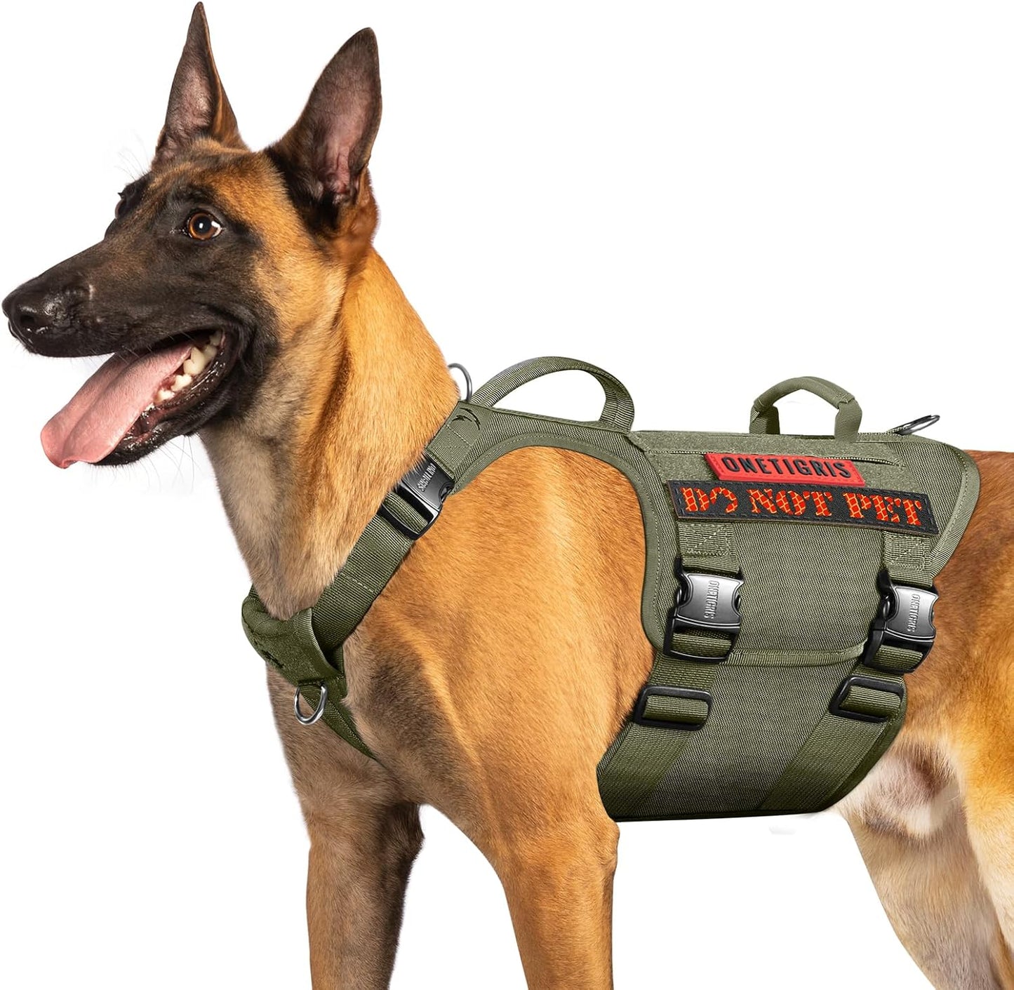 OneTigris Tactical Large Dog Harness for No Pull Training