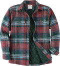 Men's Flannel Shacket Lightweight Jacket - Cozy Lined Overshirt