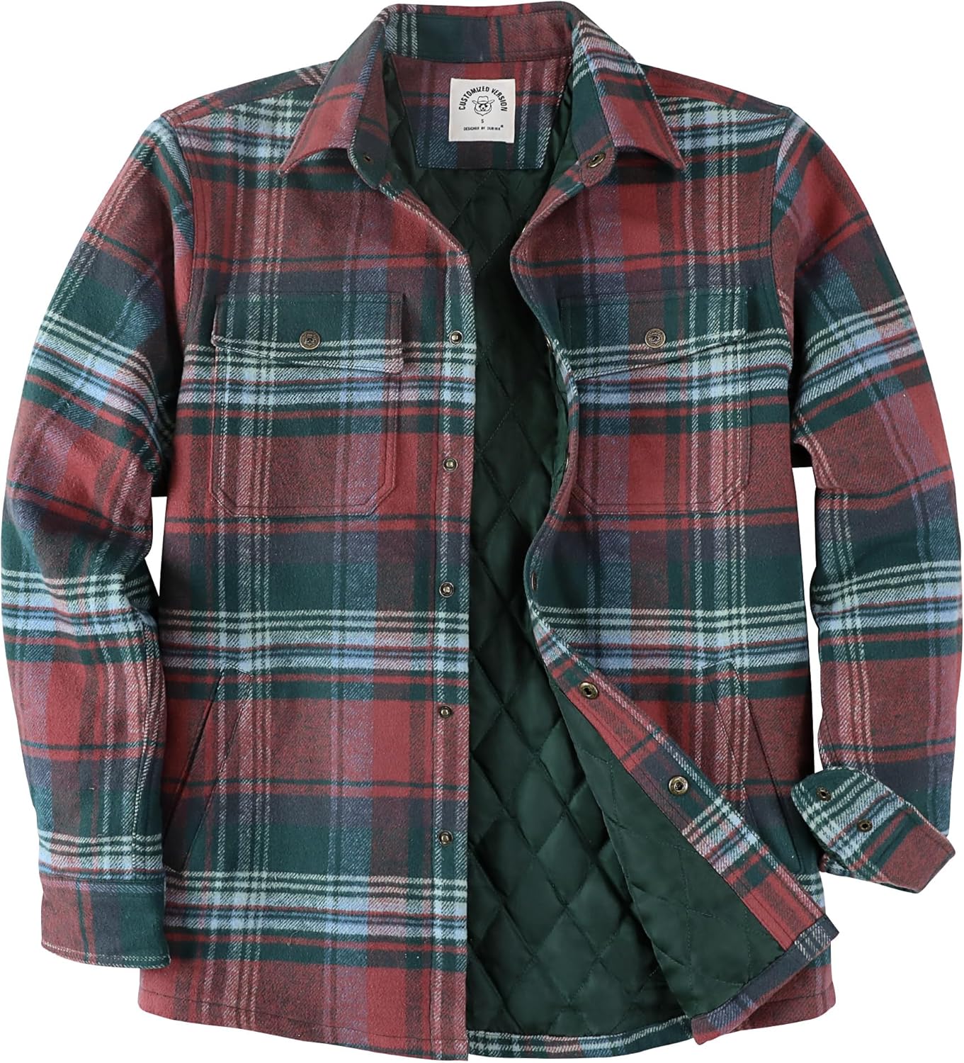 Dubinik Mens Shacket Lightweight Jacket for Cozy Warmth