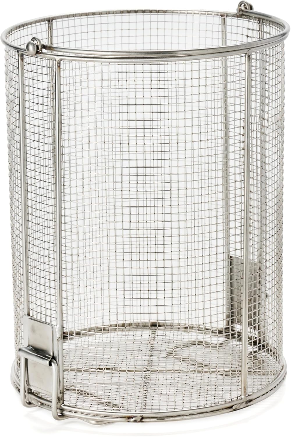 Dip-and-Drain Stainless Steel Parts Cleaning Basket for Easy Use