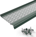 Micromesh 5 in Gutter Guards 100 ft Forest Green - Stainless Steel