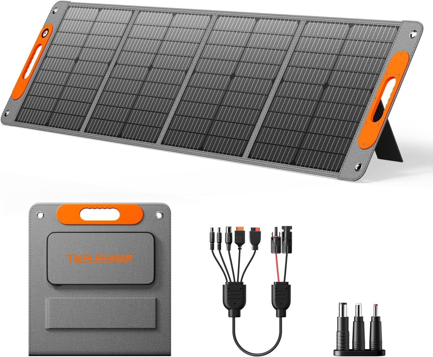 120W Portable Solar Panel Charger for Outdoor Camping Power