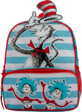 Dr. Seuss The Cat In The Hat Mini Backpack - Cute 12in Kids Bag