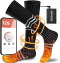 Heated Socks for Men & Women - APP-Controlled Rechargeable Warmth