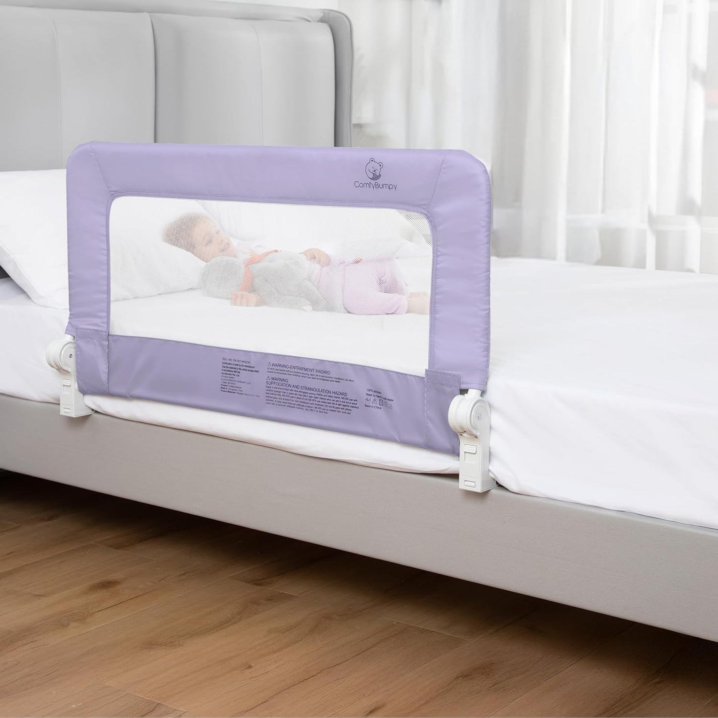 ComfyBumpy Bed Rail for Toddlers - Safe Sleep Solution