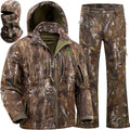 Men's Cold Weather Camo Hunting Suit for Men - Fleece-Lined Set
