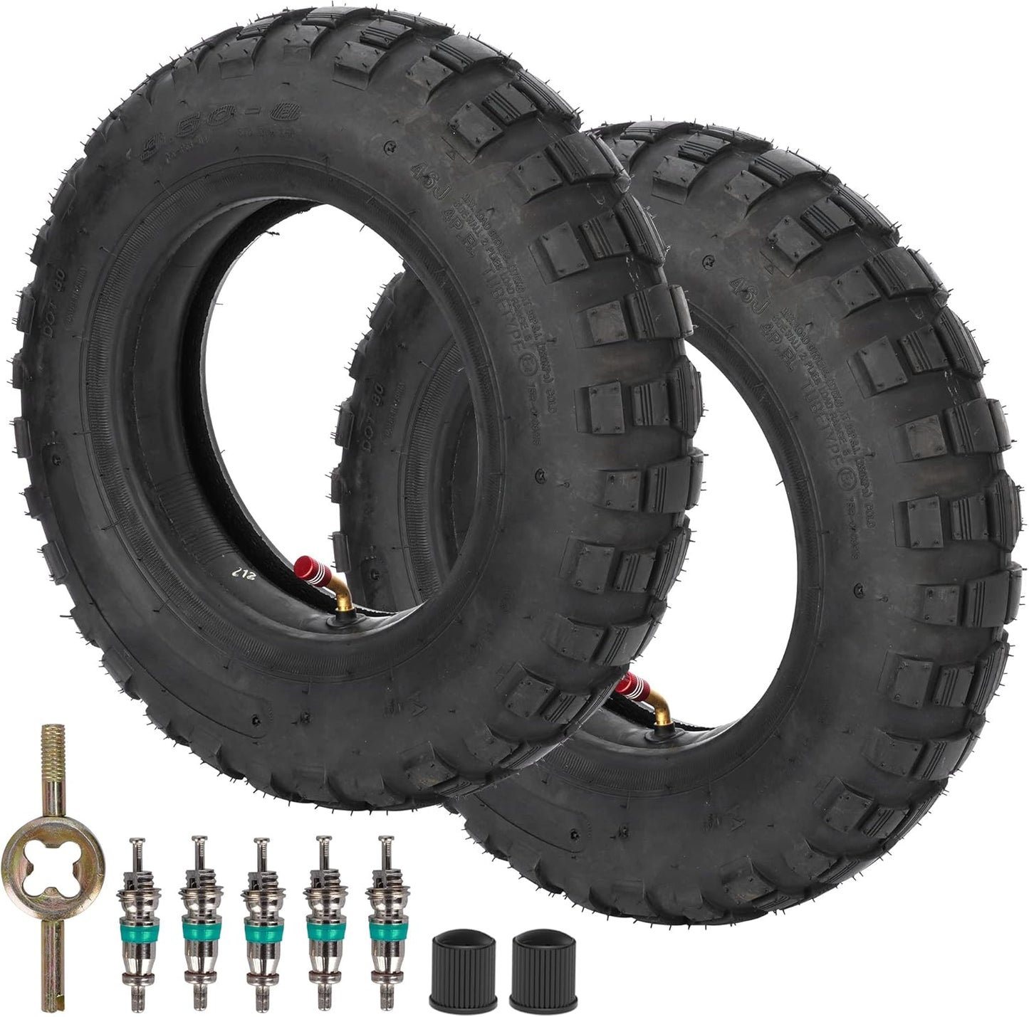 3.50-8 Replacement Tire and Inner Tube for Mini Bikes