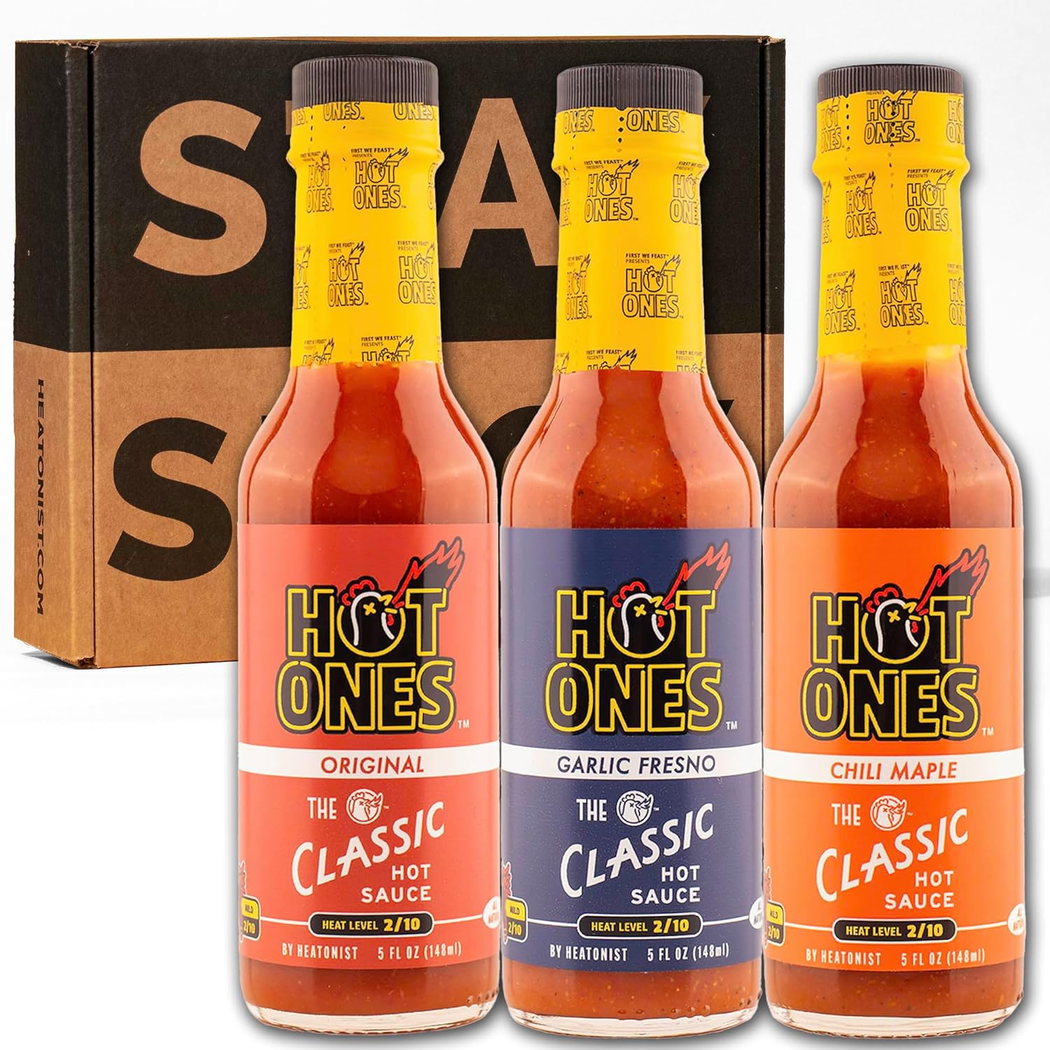 Hot Ones The Classic Trio Hot Sauce Pack 3-Pack (5 fl oz)