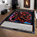 Red-Eyes Black Dragon 3D Rug - Legendary Gaming Decor