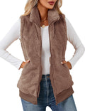 Cozy Women's Fleece Vest by LOMON for Winter Adventures