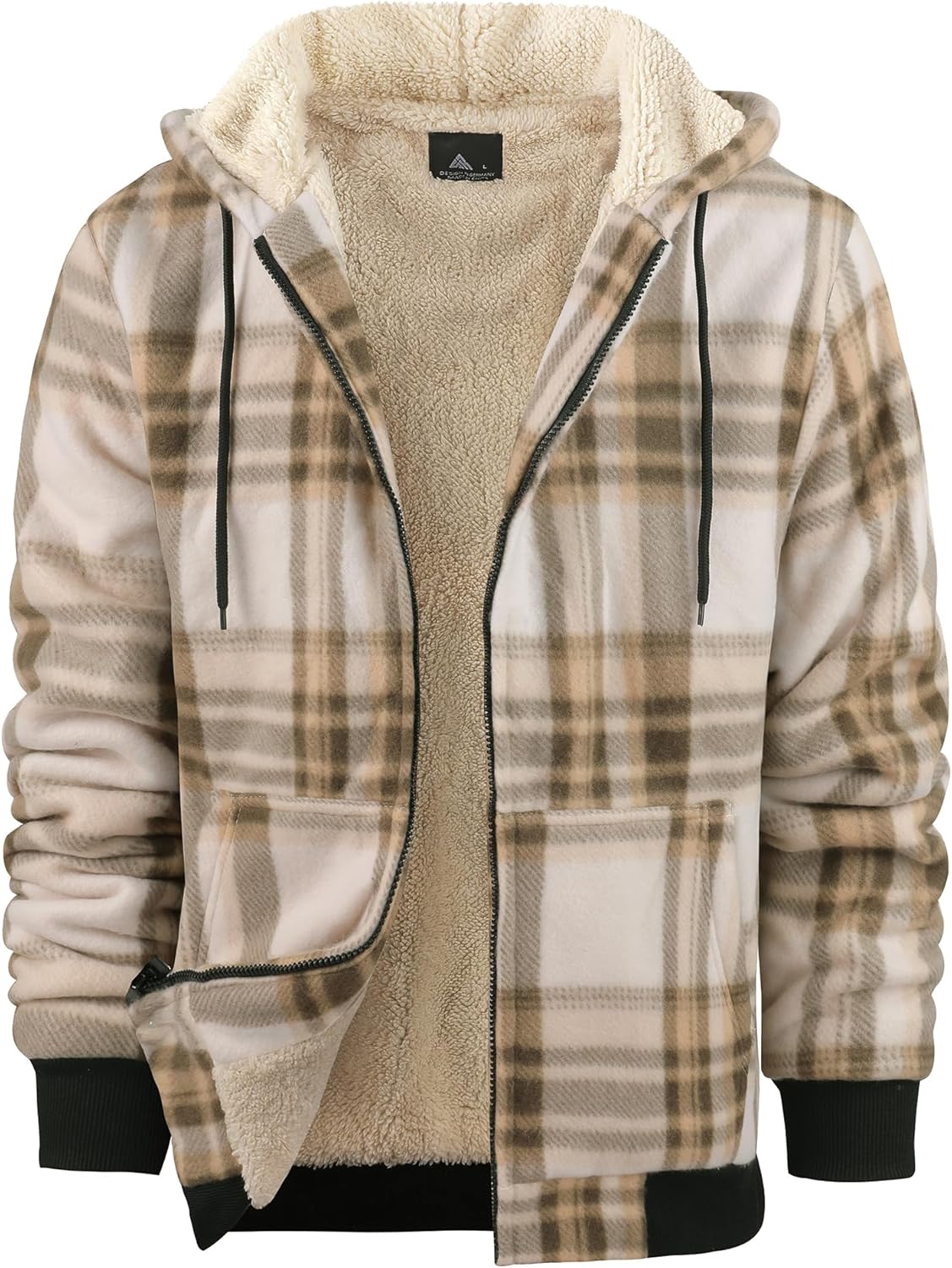 ZITY Heavy Thick Hoodies for Men - Warm Sherpa Fleece Lined