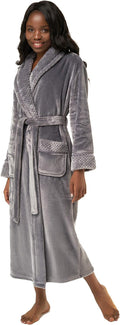 Turquaz Plush Robes For Women - Soft Warm Fleece Bathrobe gentle