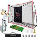 Bagail 10x7 ft Portable Golf Practice Net - Improve Your Game Anywhere!
